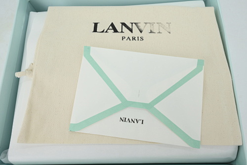 Lanvin Curb Sneakers White Ribbon