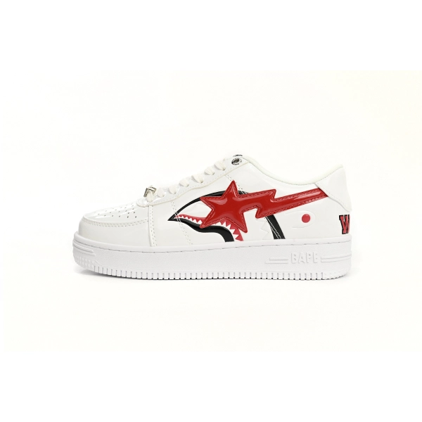 A Bathing Ape Bape Sta Low Shark White