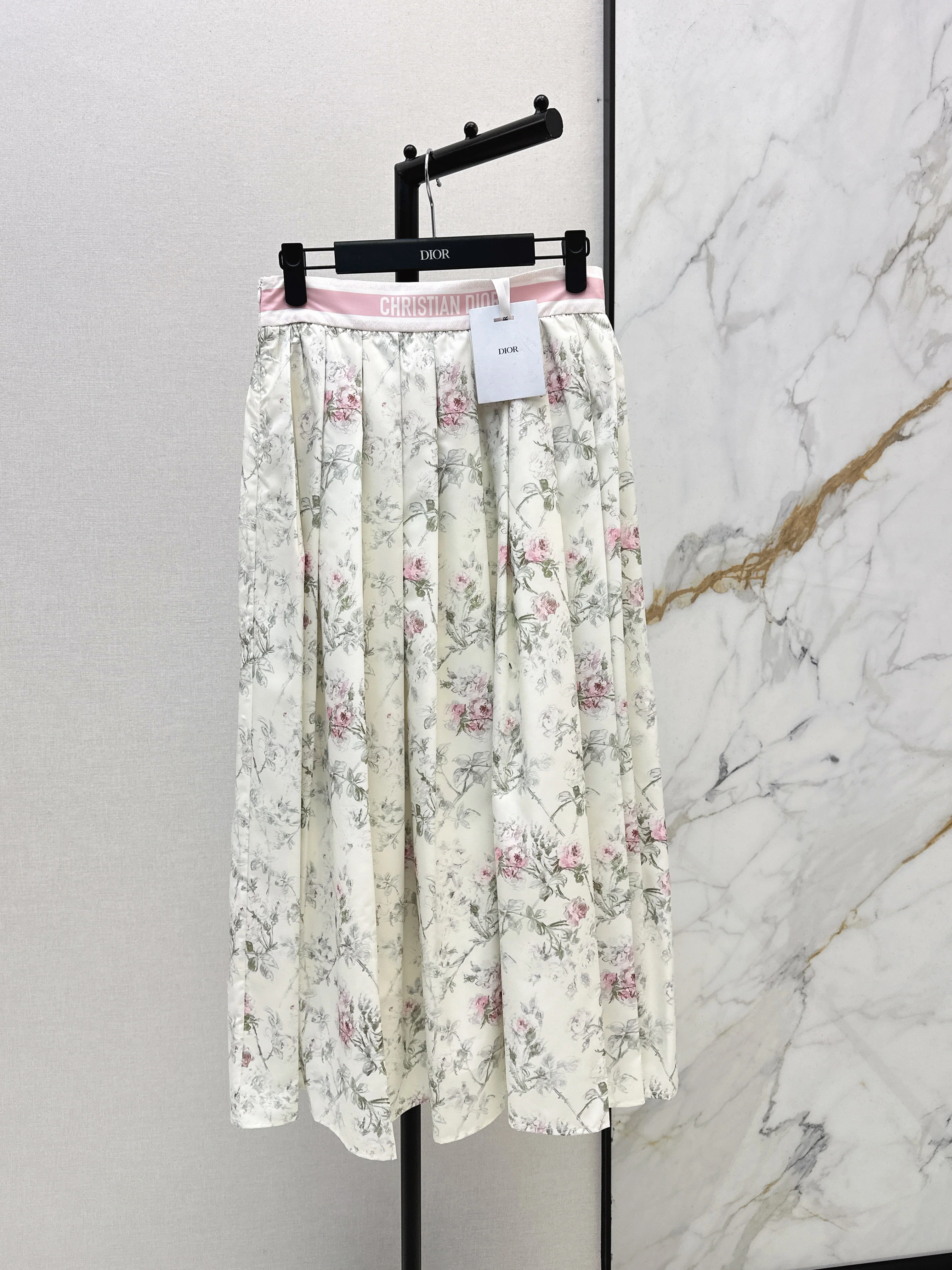 CD NEW print pleated skirts