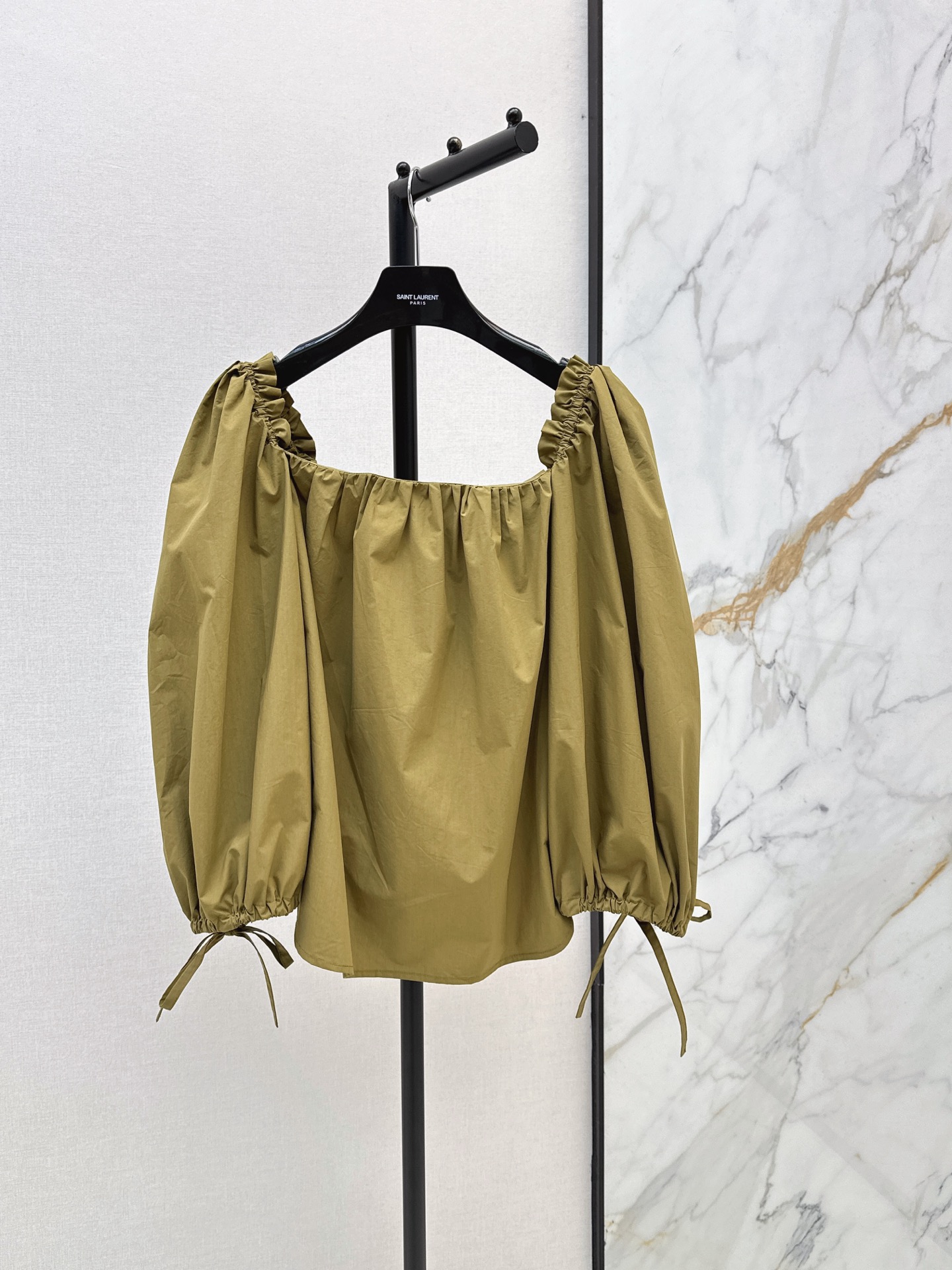 Saint New Ruffled Puff Sleeve Top
