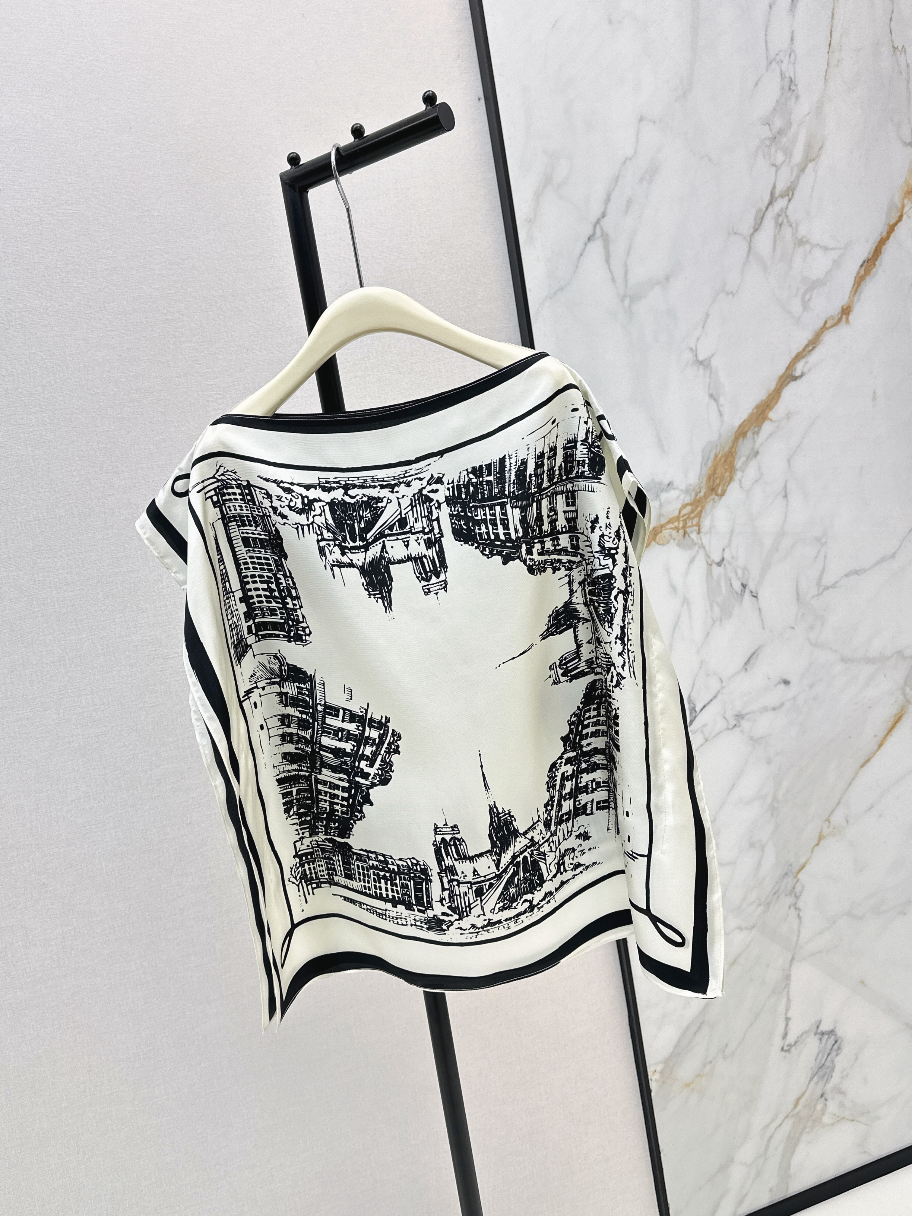 Herm New Cape Shawl Blouse