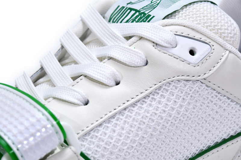 Pkkicks God Batch LOUIS VUITTON Trainer White Green 1A98UX