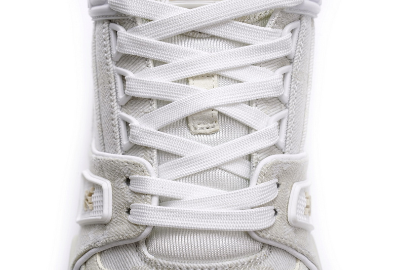 Pkkicks God Batch LOUIS VUITTON Trainer White Denim MS0241