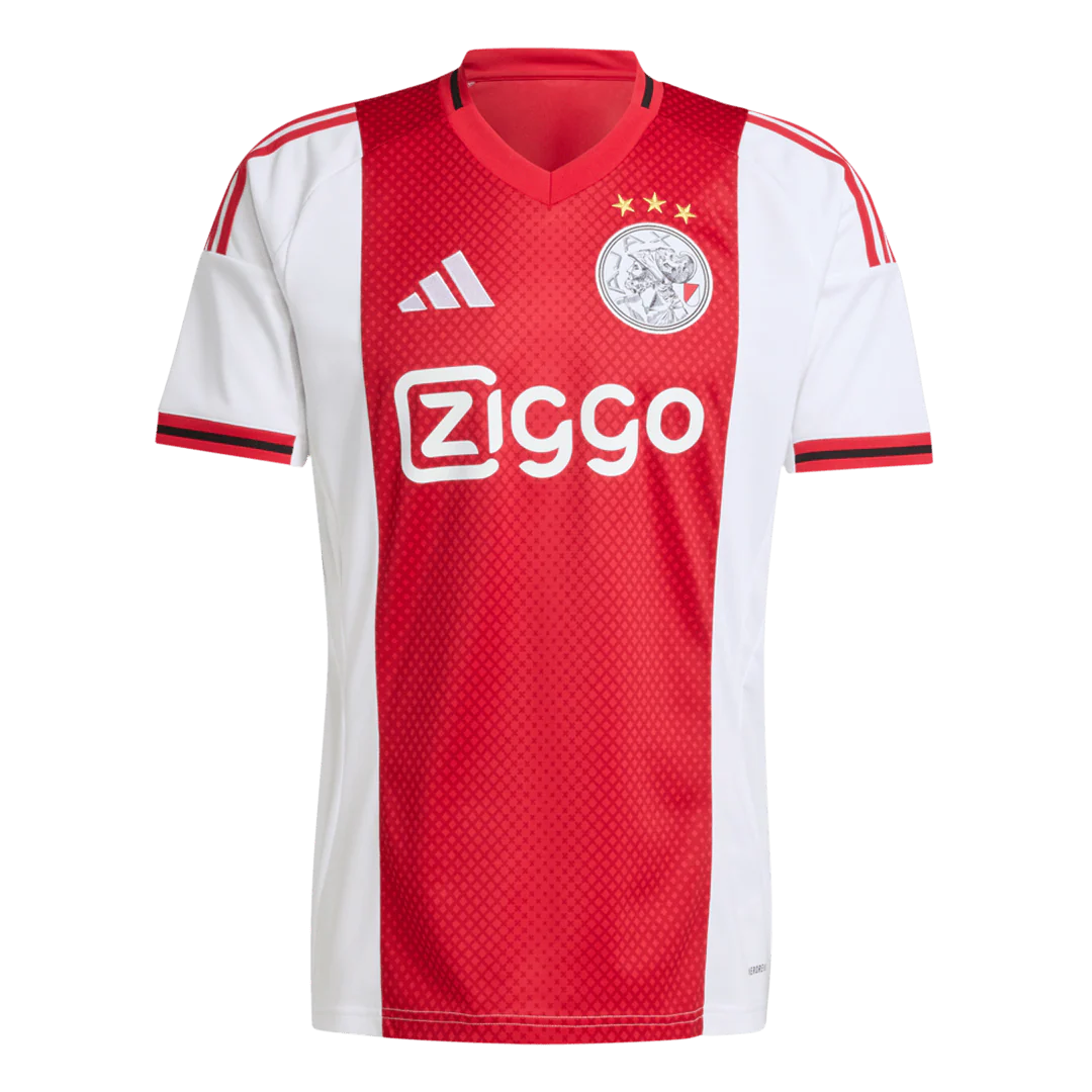 Ajax Home Soccer Jersey 2025/26 Red&White