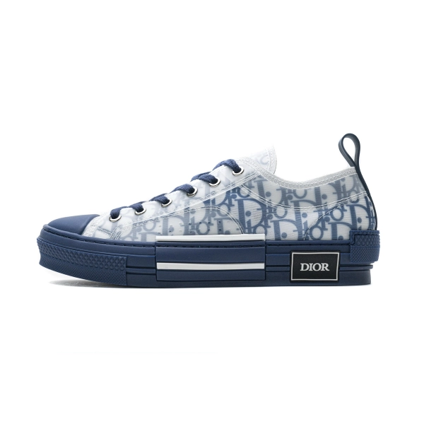 Dior B23 HT Oblique Transparency LOW T00962H565 White Blue