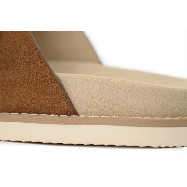 Brunello Cucinelli Suede two-strap Sandals Brown