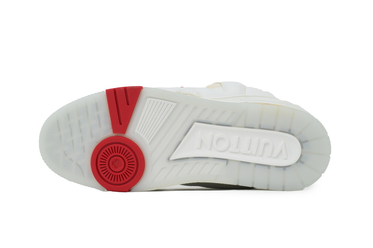 Pkkicks God Batch LOUIS VUITTON White And Red Flowers