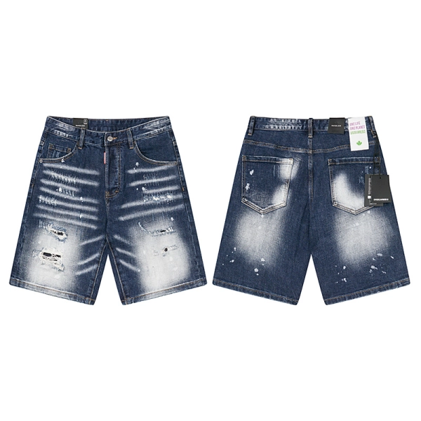 DSQUARED2 Micro Bullet Denim Shorts # 2053