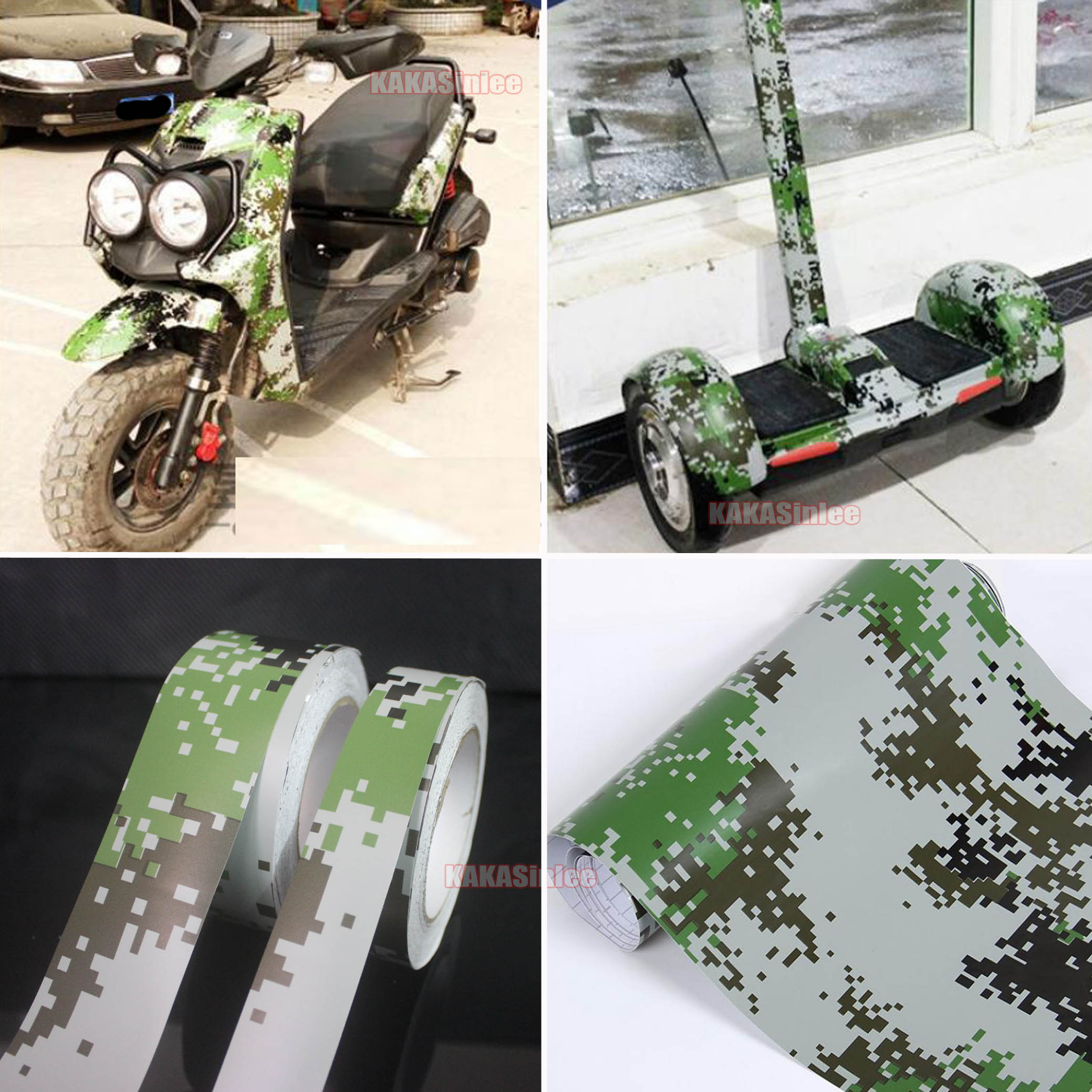 Matte Camo Vinyl Wrap Sticker