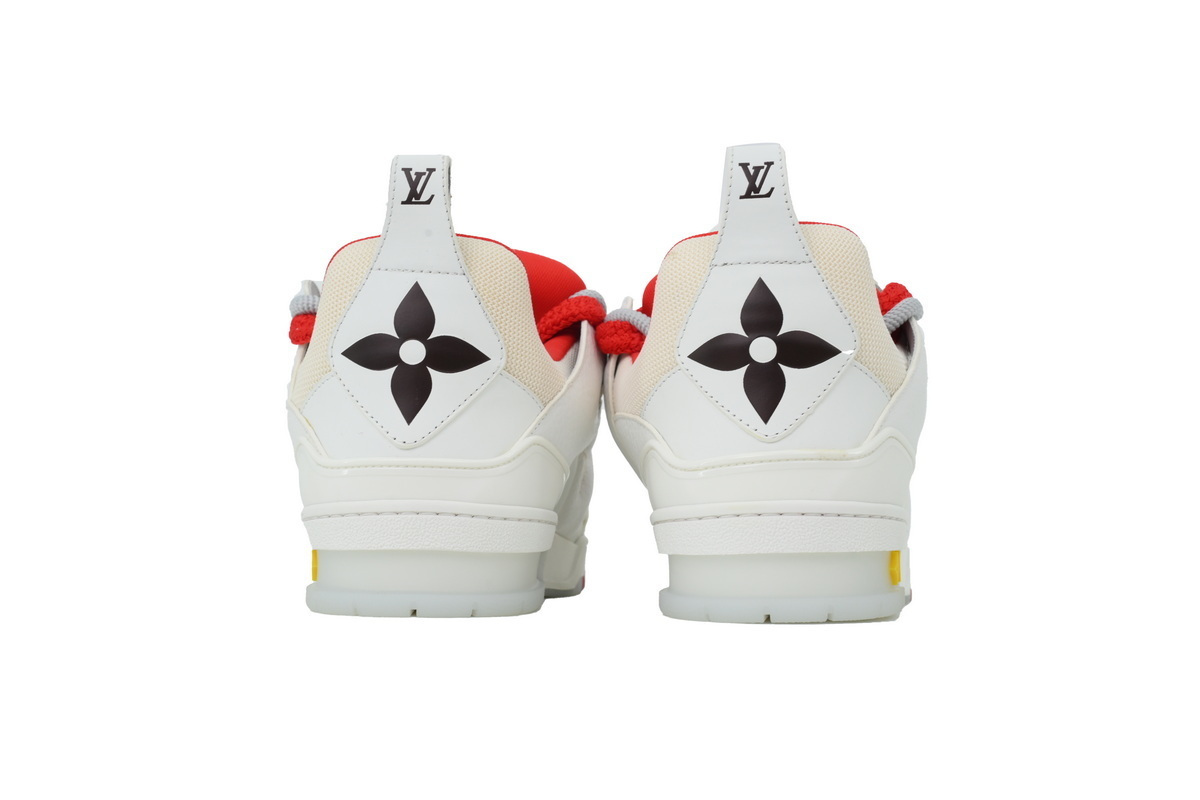 Pkkicks God Batch LOUIS VUITTON White And Red Flowers
