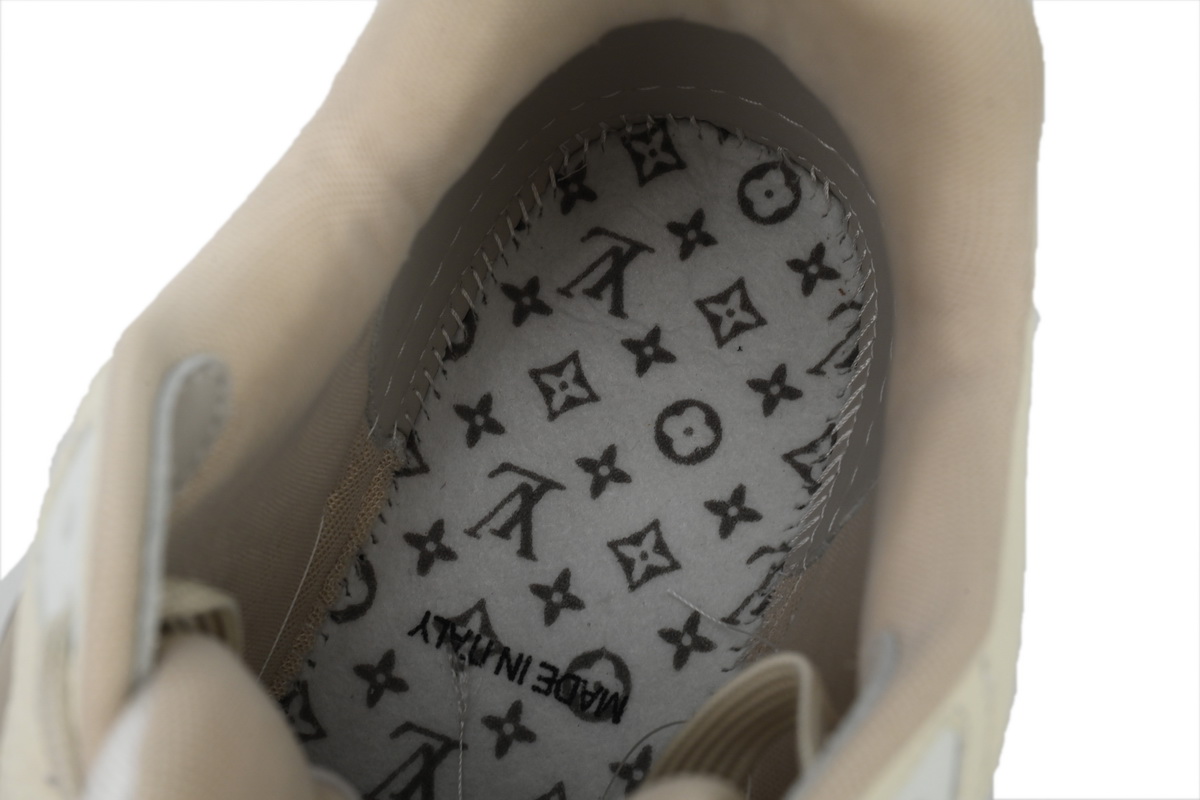 Pkkicks God Batch LOUIS VUITTON Trainer Monogram Flower Beige