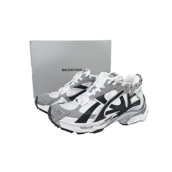 Balenciaga Runner Sneaker 'Grey White Black' 772774 W3RNY 9012