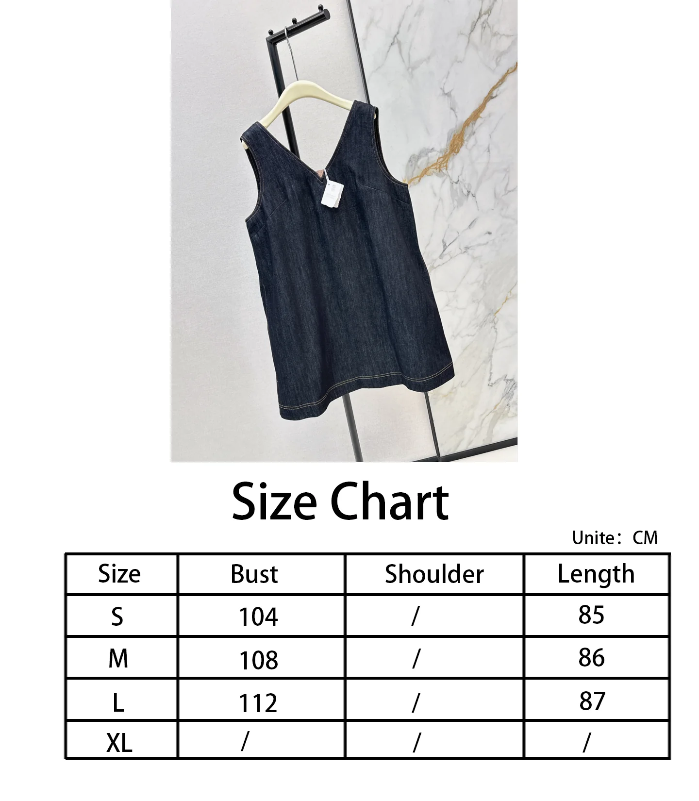 Brun NEW denim vest dress