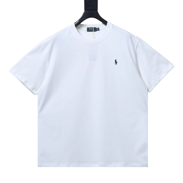 Polo Ralph Lauren 26ss Small Horse Logo Classic Embroidery Short Sleeve Shirt white