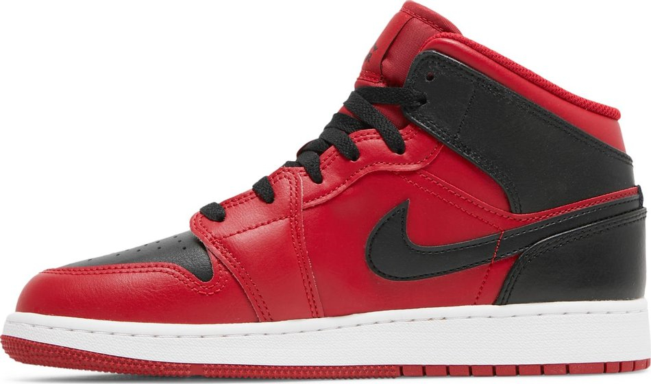 Air Jordan 1 Mid GS 'Reverse Bred' 554725-660