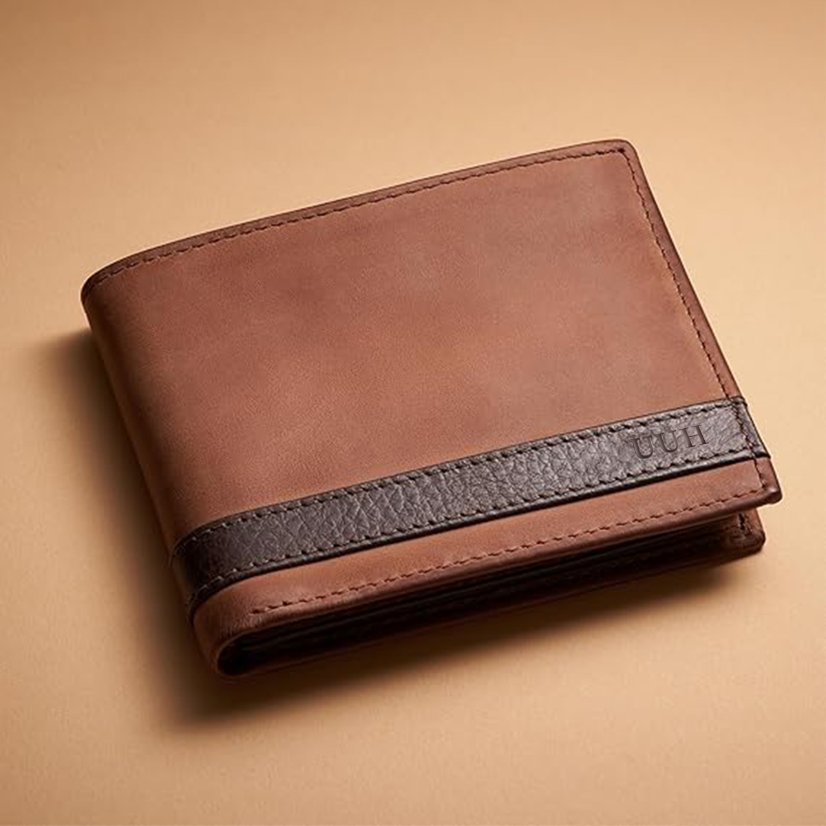 UUH- Men's Everett Leather Bifold Wallet
