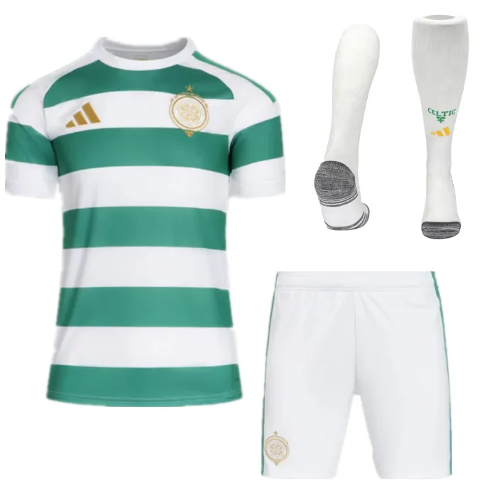 Kids Celtic Home Jersey Suit & Socks 26/27