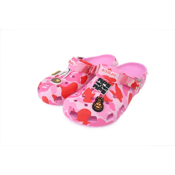 BAPE x Crocs Classic Clog 'ABC Camo - pink'