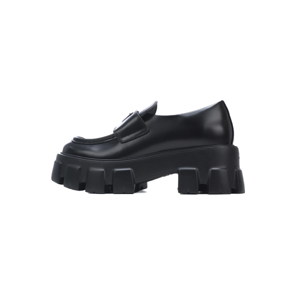 Prada Monolith Loafers Black