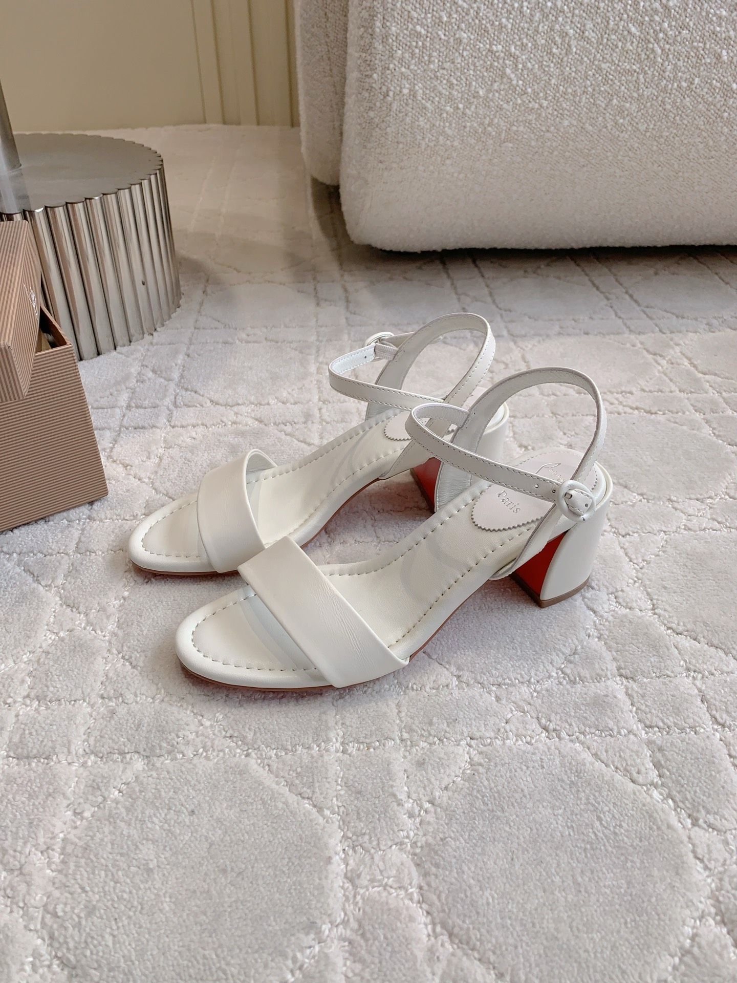 Christian New Chunky high-heeled sandals
