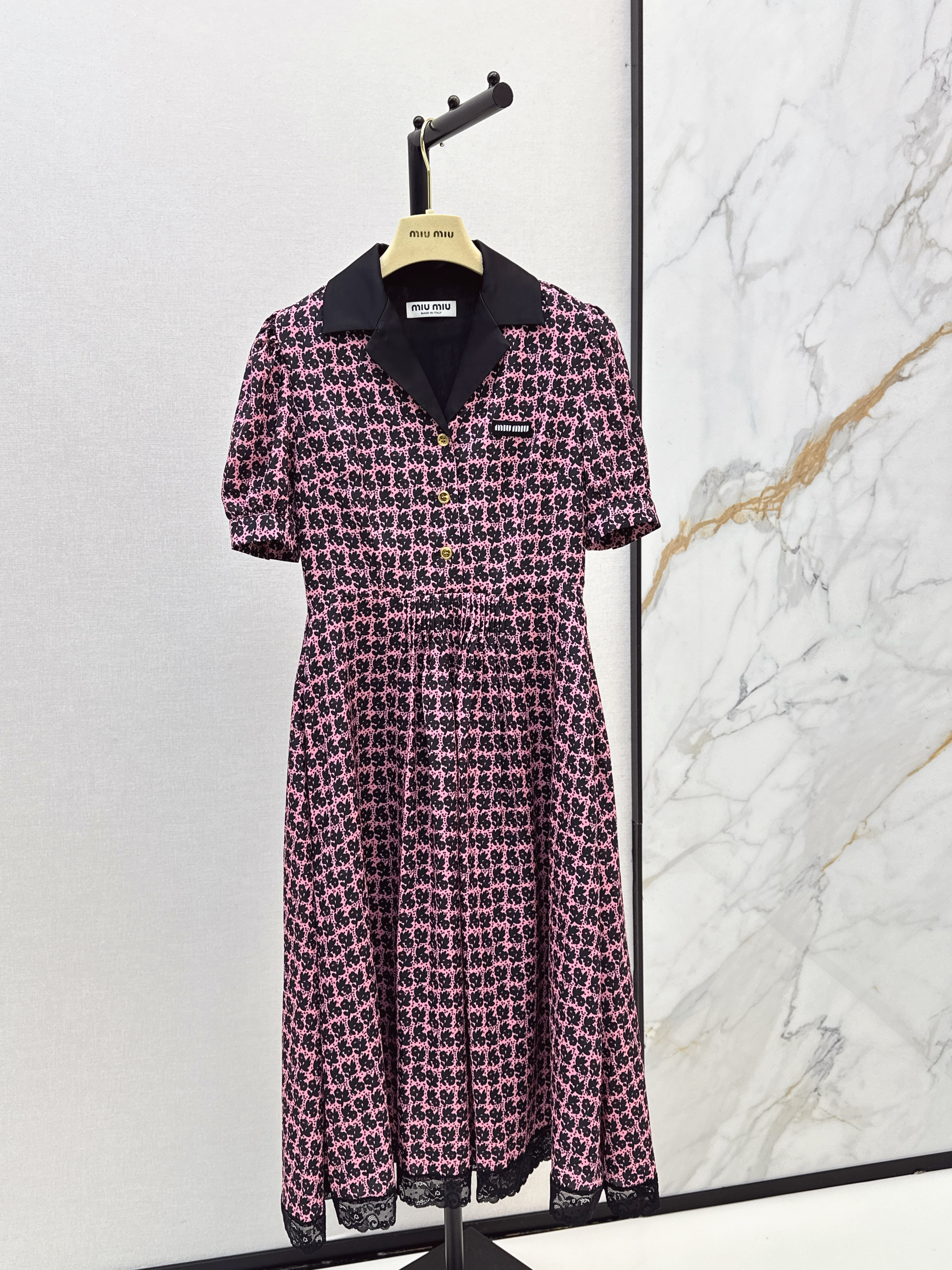 Miu New Color-block dress