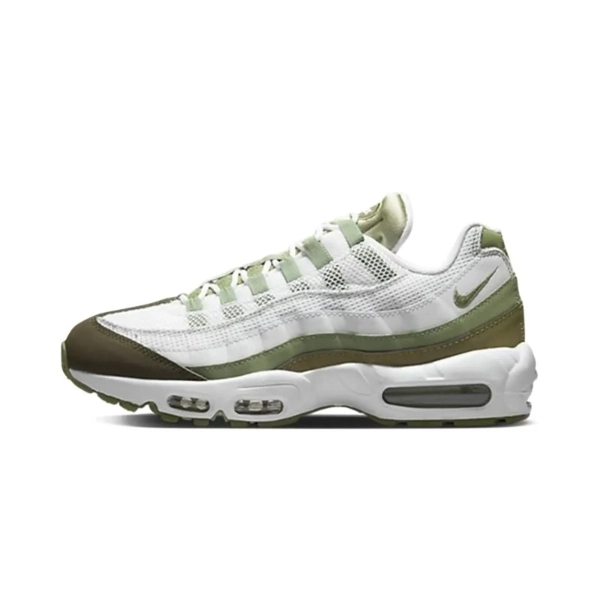 Nike Air Max 95 White Medium Olive Oil Green FD0780-100