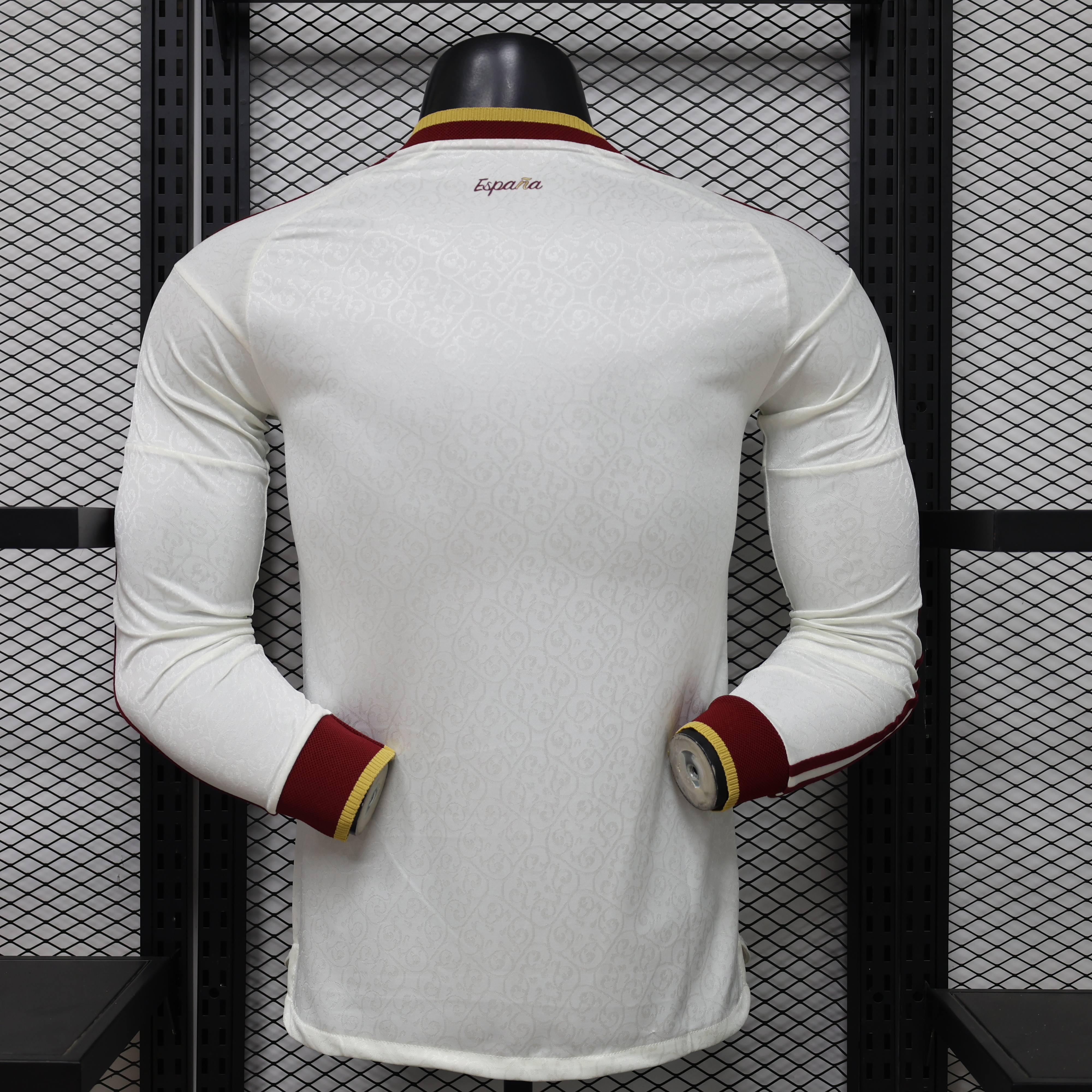 Spain Away Long Sleeves Jersey Player Version World Cup 2026 (Two stars) 1:1 Thai Quality