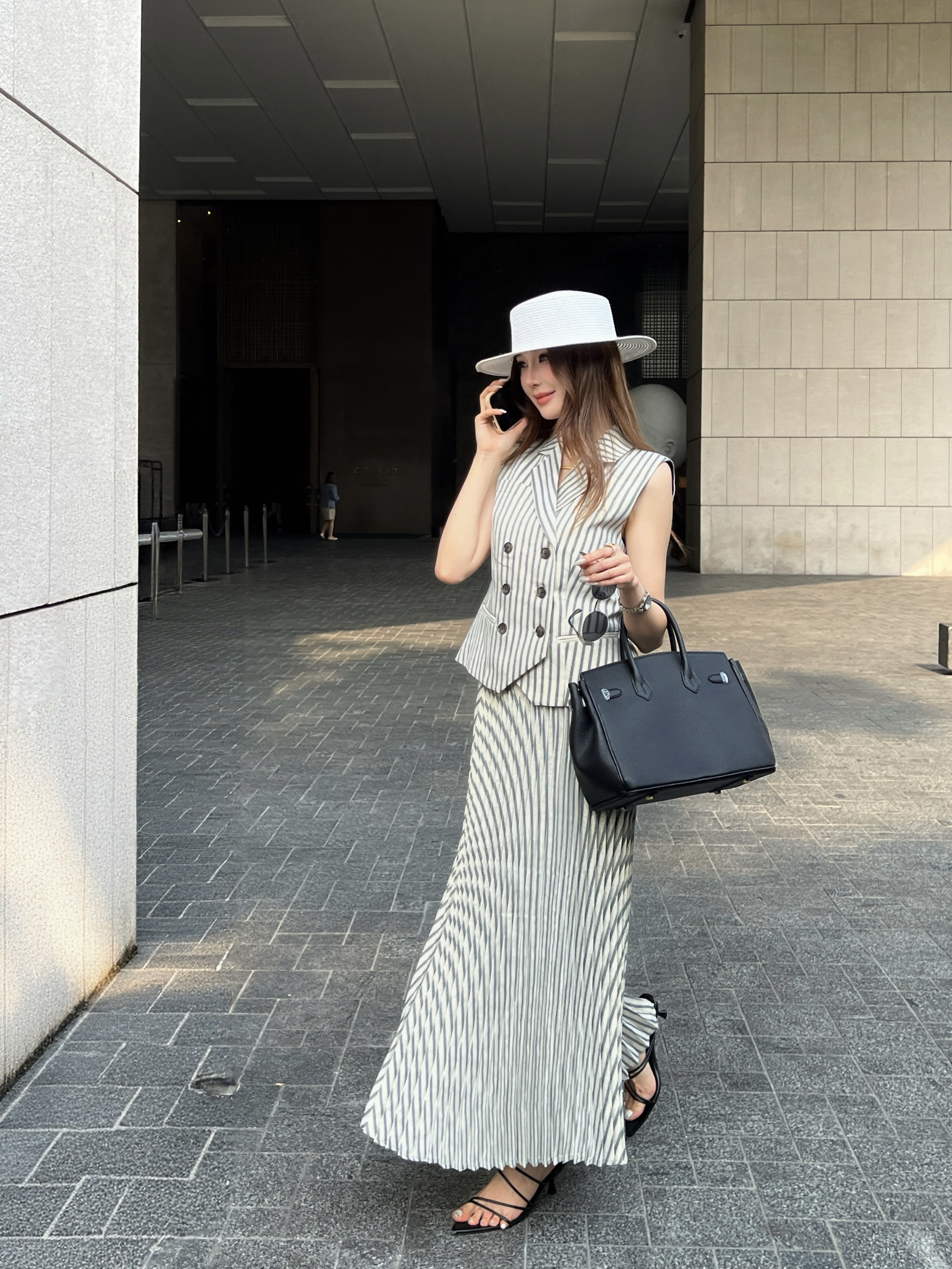Brun New stripe skirt