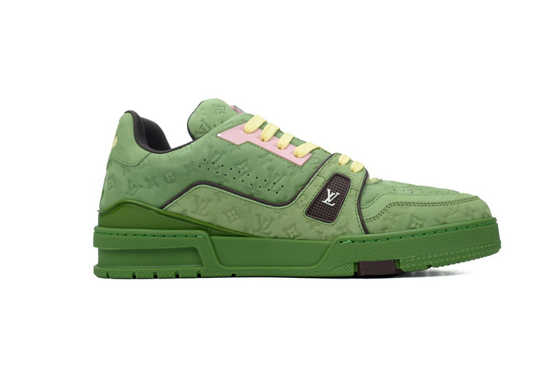 Pkkicks God Batch Tyler x LOUIS VUITTON Trainer Green