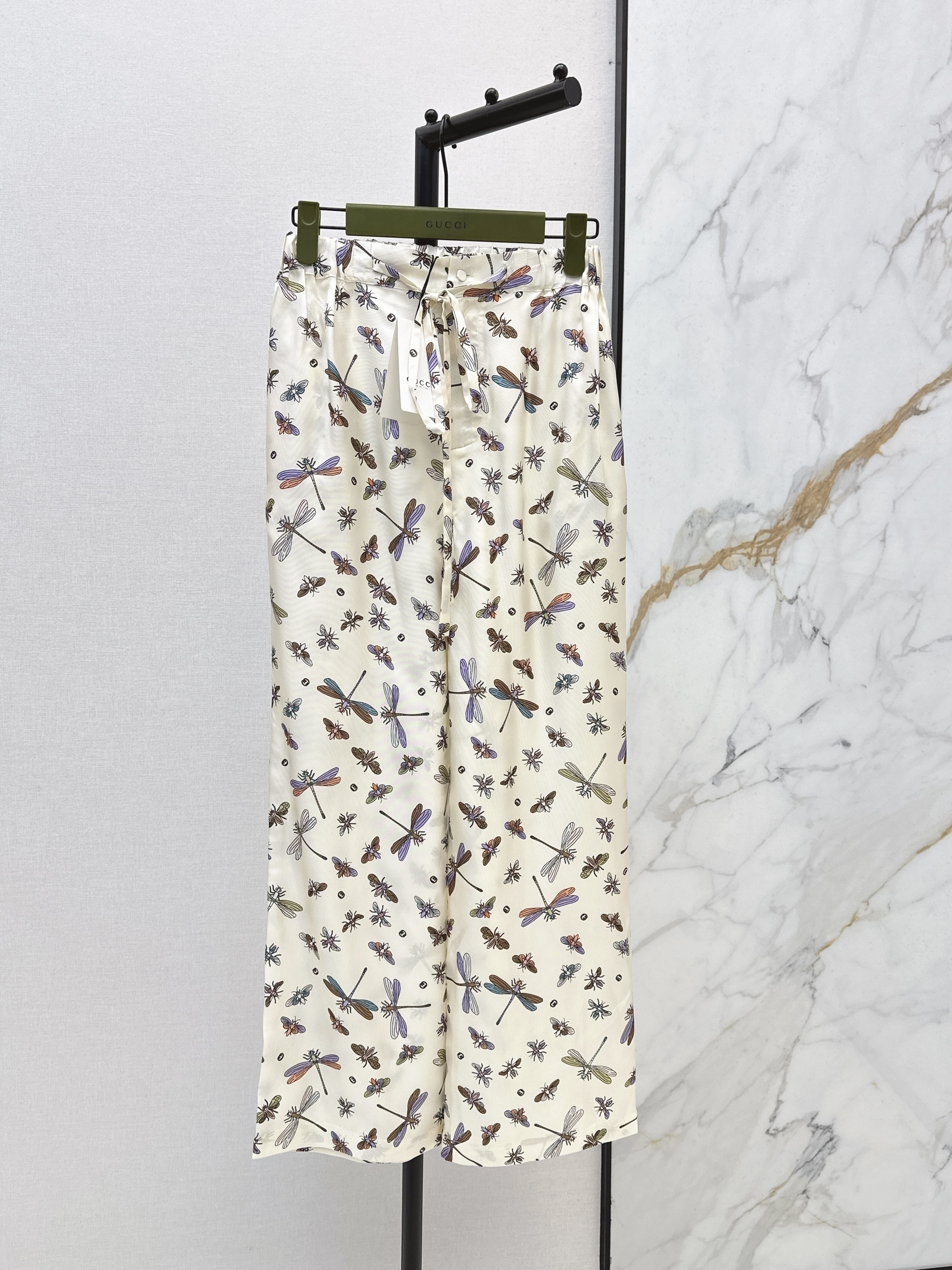 Guc New print silk pants