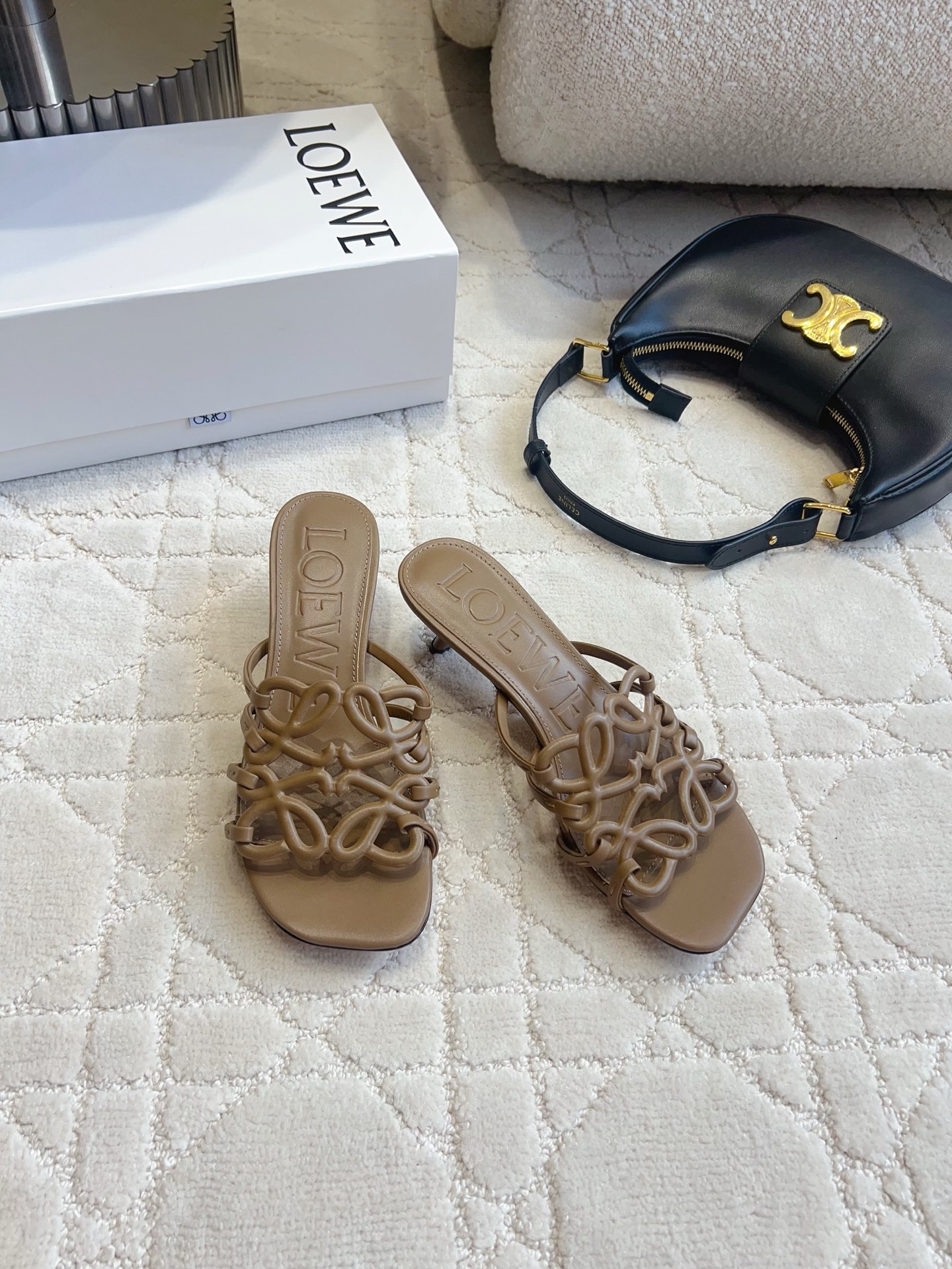 Loew New Woven Square-Toe Slippers