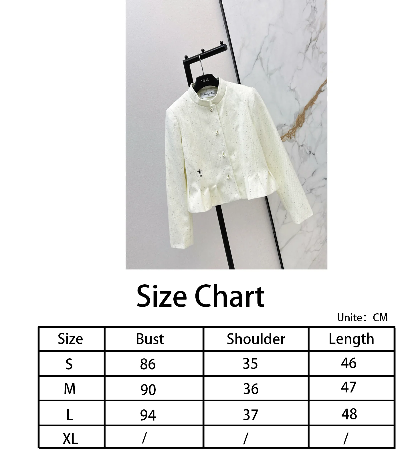 CD NEW bee embroidery jacket