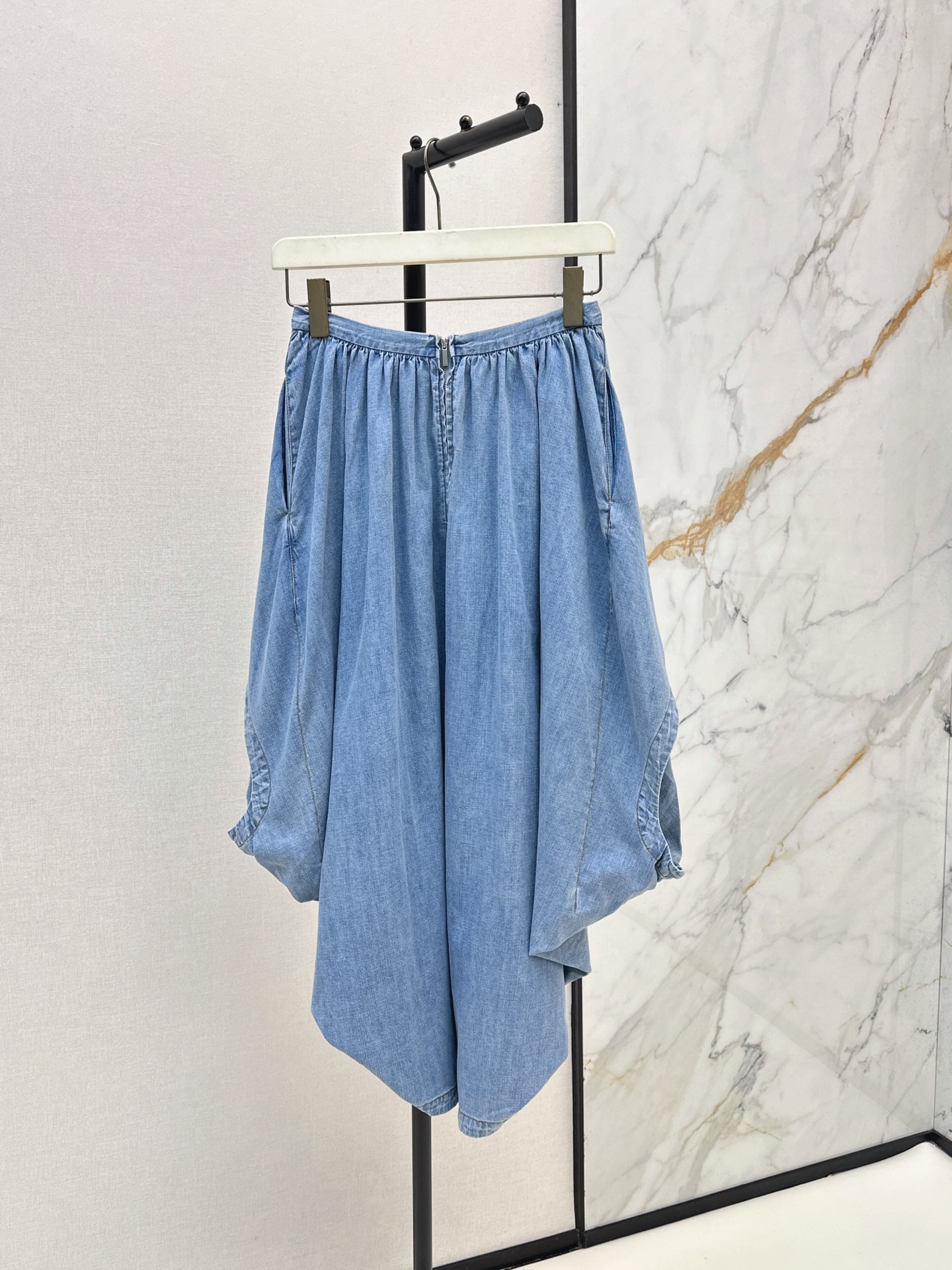 Loe New Asymmetrical denim skirt