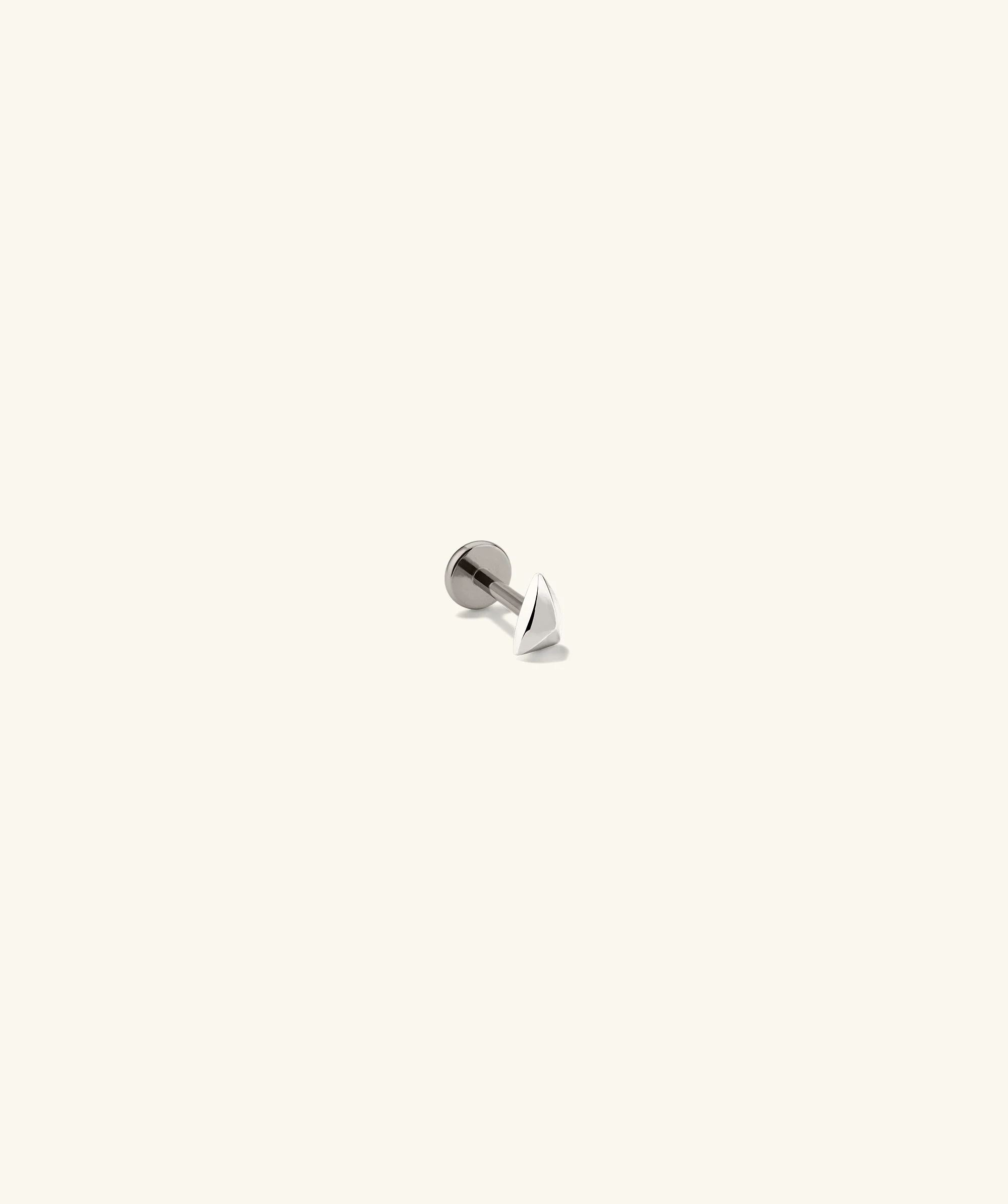 Piercing Studio - Single Puffy Pyramid Flat Back Stud