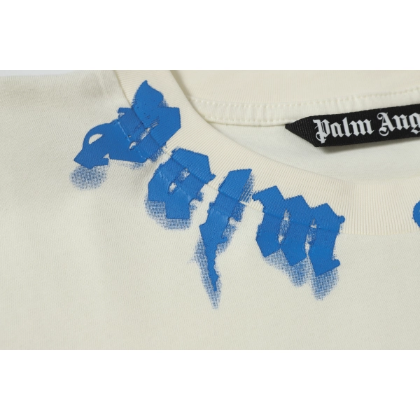 Palm Angels  # 2347 white&blue
