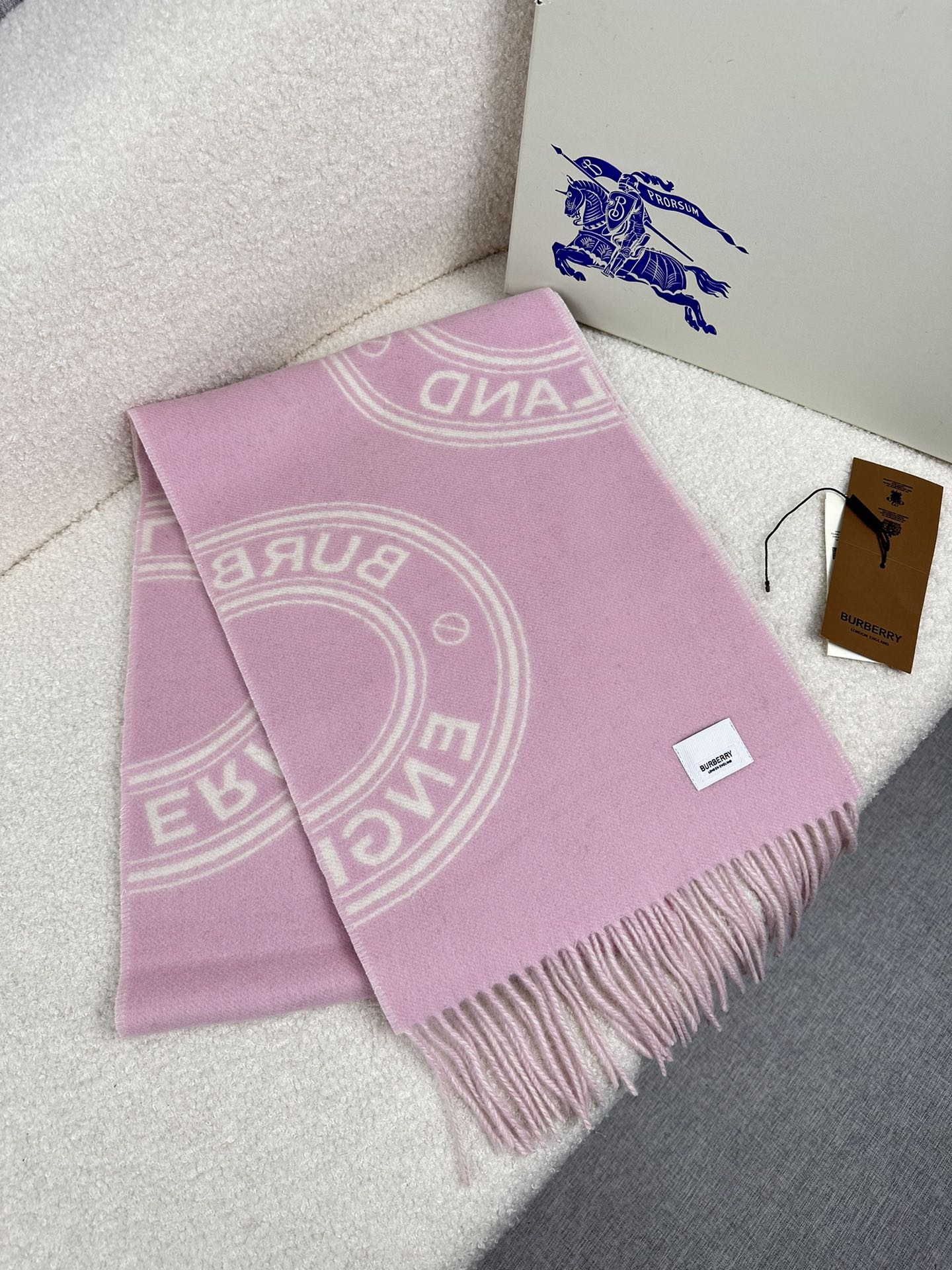 Bur new Reversible Two-Tone Wool Scarf