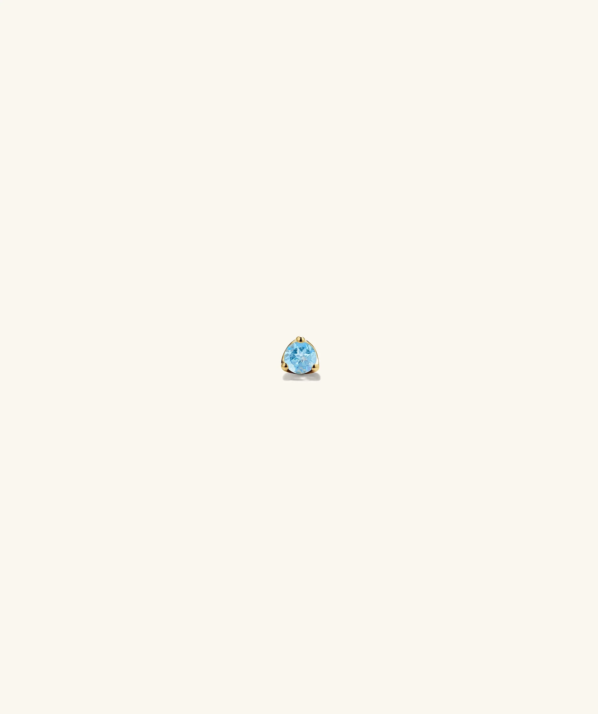 Piercing Studio - Single Gemstone Mini Flat Back Stud