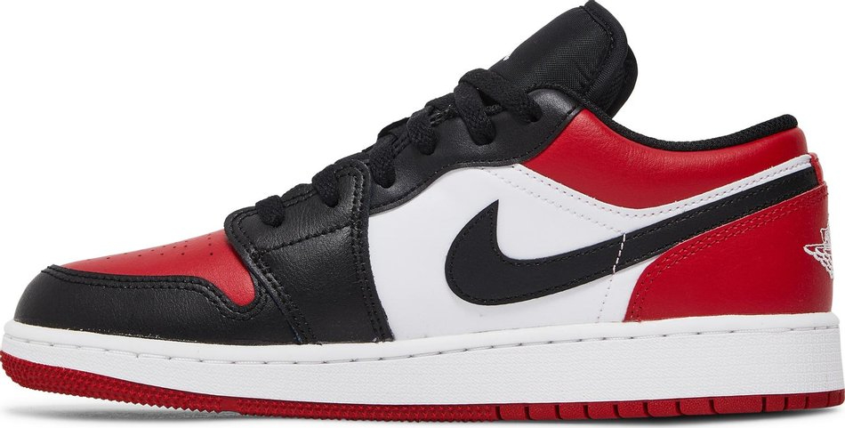 Air Jordan 1 Low GS 'Bred Toe' 553560-612