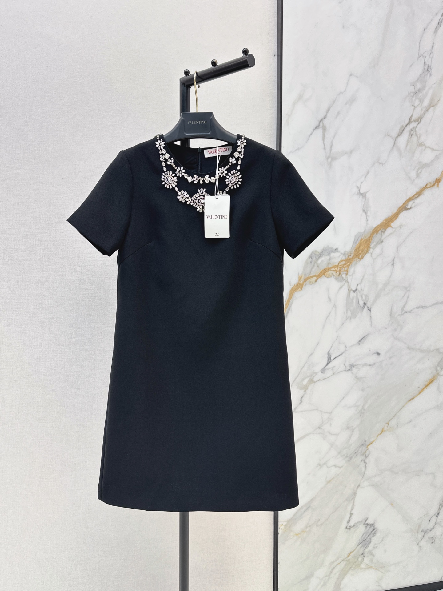 Saint New Rhinestone-studded dress