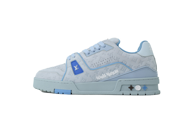 Pkkicks God Batch Louis Vuitton Tyler The Creator x Trainer Low 'Blue' (NFC)