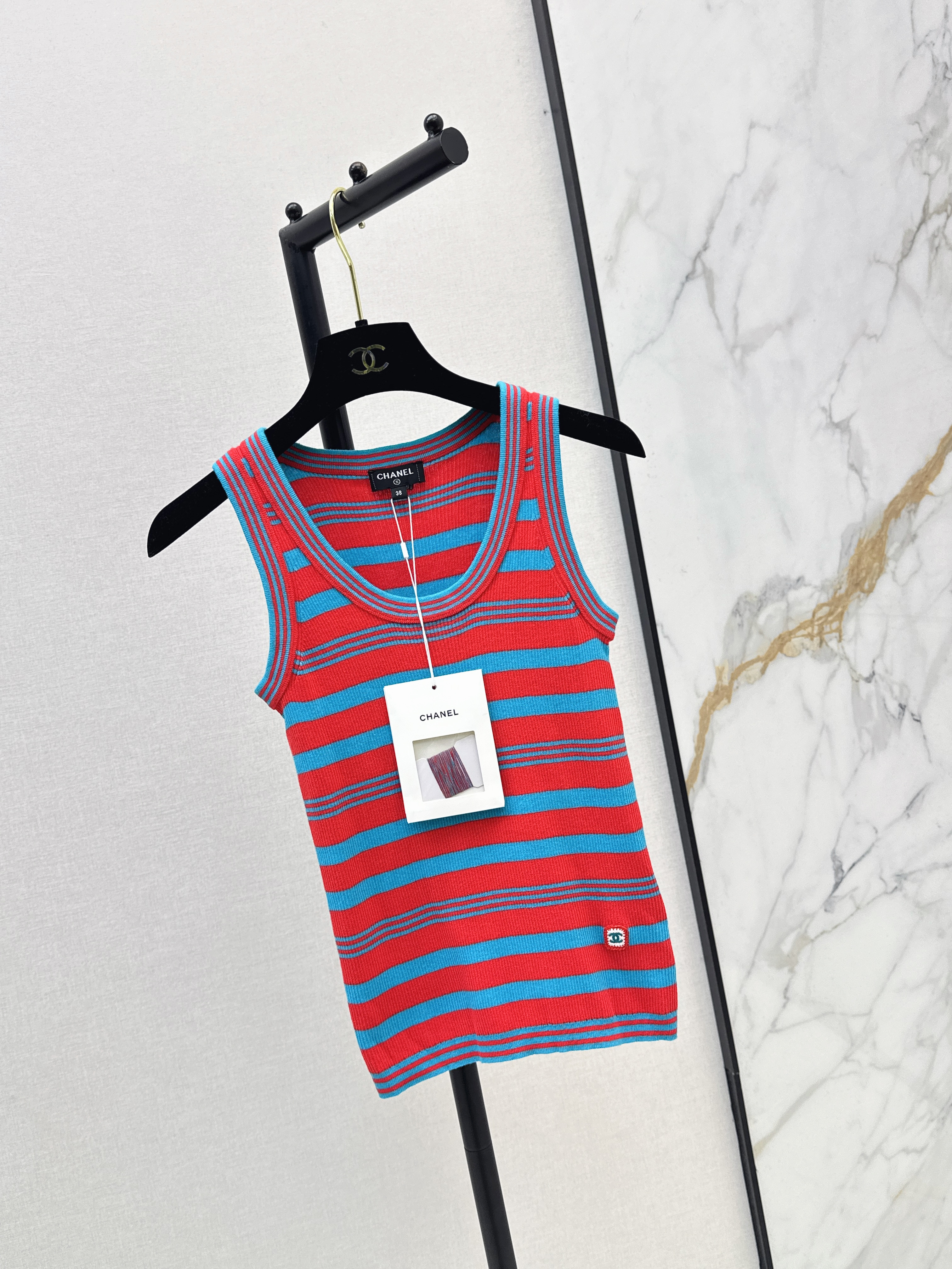 Chan New striped vest