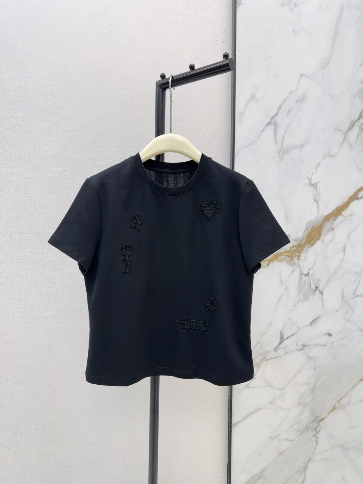 Chan New beading t-shirt