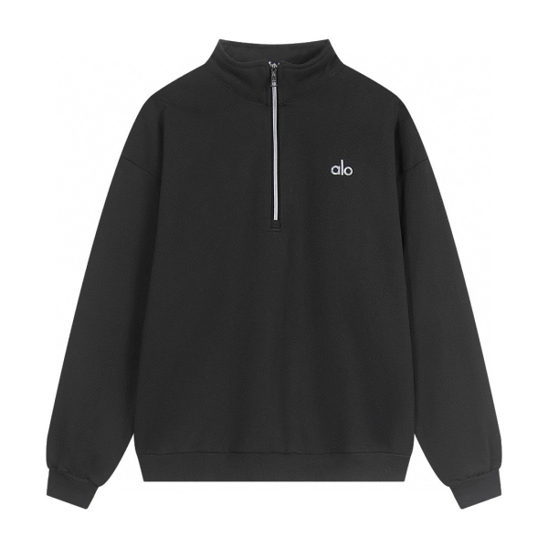 alo yoga Accolade 1/4 Zip Pullover Sportswear darkgray