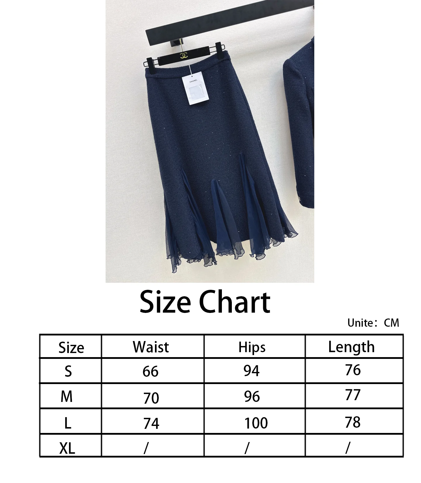 Chan NEW contract mesh skirt