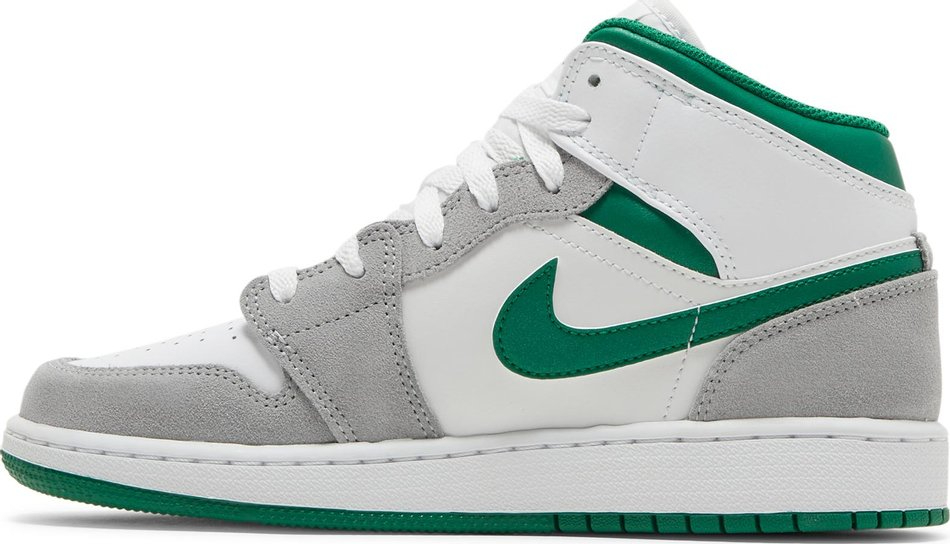 Air Jordan 1 Mid SE GS 'Grey Pine Green' DC7248-103