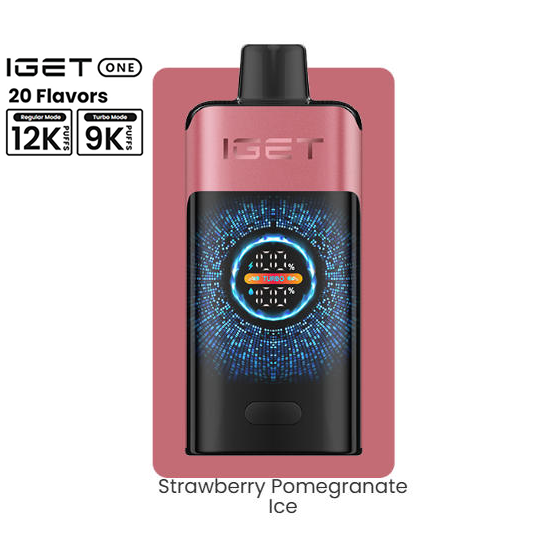 IGET ONE 12000 Puffs - Strawberry PomegranateIce【3-7 days】