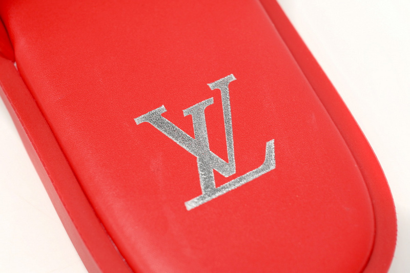 Pkkicks God Batch RED LOUIS VUITTON Oasis Red Embossing