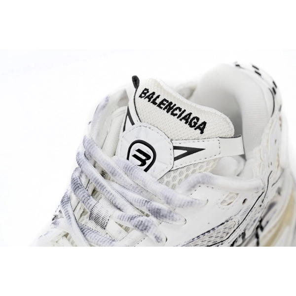 Balenciaga Runner White And Black Characters