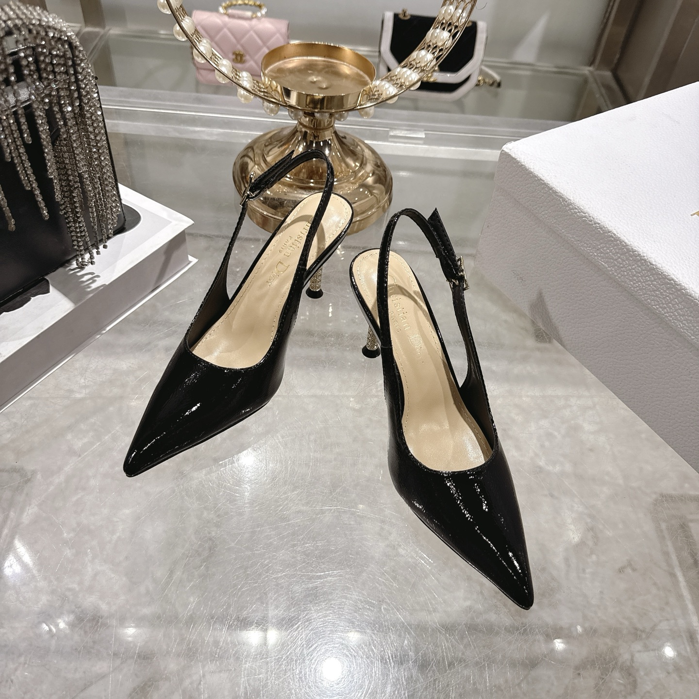 CD New Pointed Toe Mary Jane High Heels