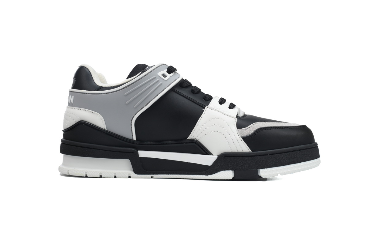 Pkkicks God Batch LOUIS VUITTON Trainer Black and gray